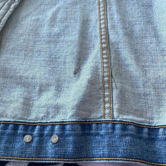 Rails distressed ripped modern vintage knox denim jean jacket size small - Picture 13 of 14
